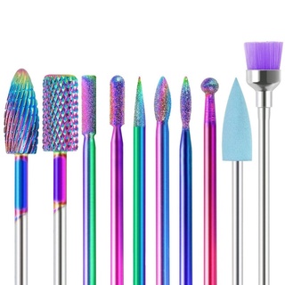 Kit 10 Broca Tungstênio Profissional Para lixadeira Unha Gel Porcelana Unidade
