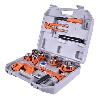 Jogo De Tarracha Para Tubos Metálicos De 1/4 A 1 1/4 13 Pçs em Oferta na Shopee