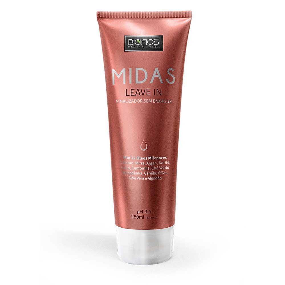 Leave In - Sem Enxágue - Midas - Mix 12 Óleos - Biofios Profissional em Oferta na Shopee