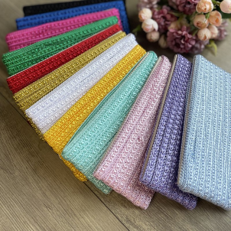 10, 30 OU 50 METROS - Fita Passamanaria SÃO JOSÉ 7050 9mm - Fita Passamanaria