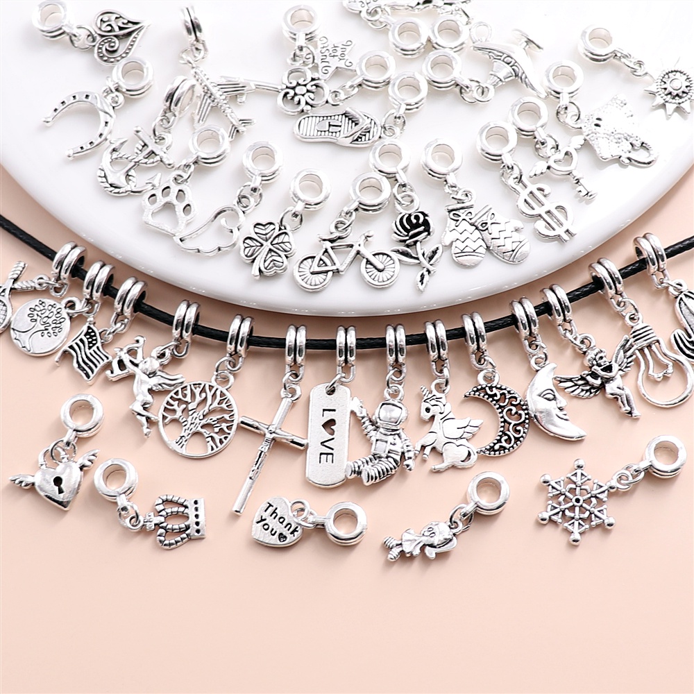 50pcs Encantos Do Amor Dangles Estilos Mistos Das Mulheres Fazer Jóias Suprimentos Colar Pingente Pulseira Acessórios em Oferta na Shopee
