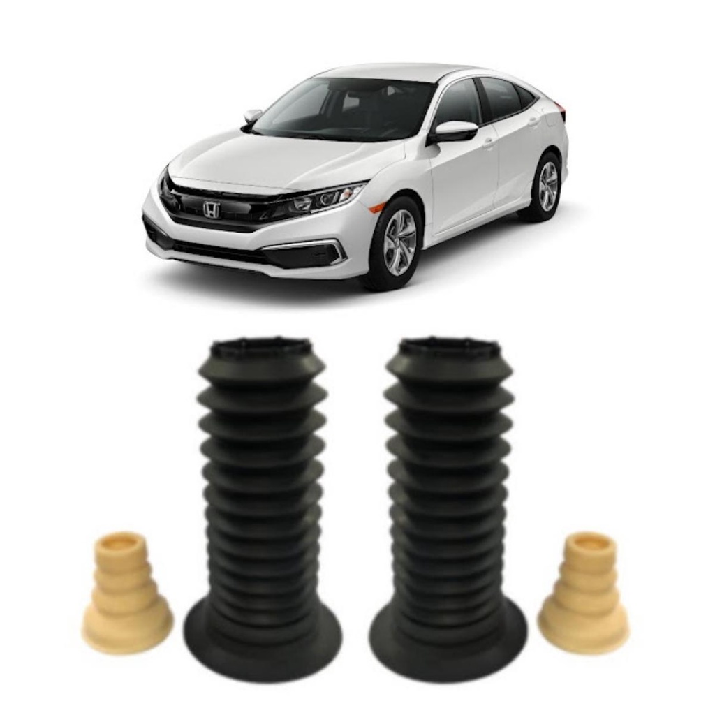 Kit Batente Coifa Amortecedor Dianteiro Honda New Civic G10 2016/...