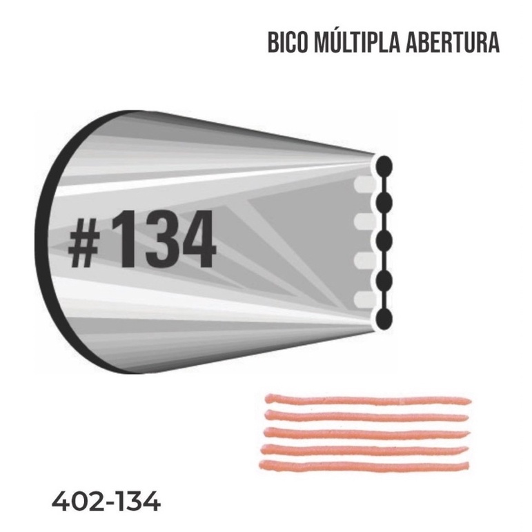 BICO WILTON 134 ESCALA MUSICAL P/ ACABAMENTOS BOLOS em Oferta na Shopee