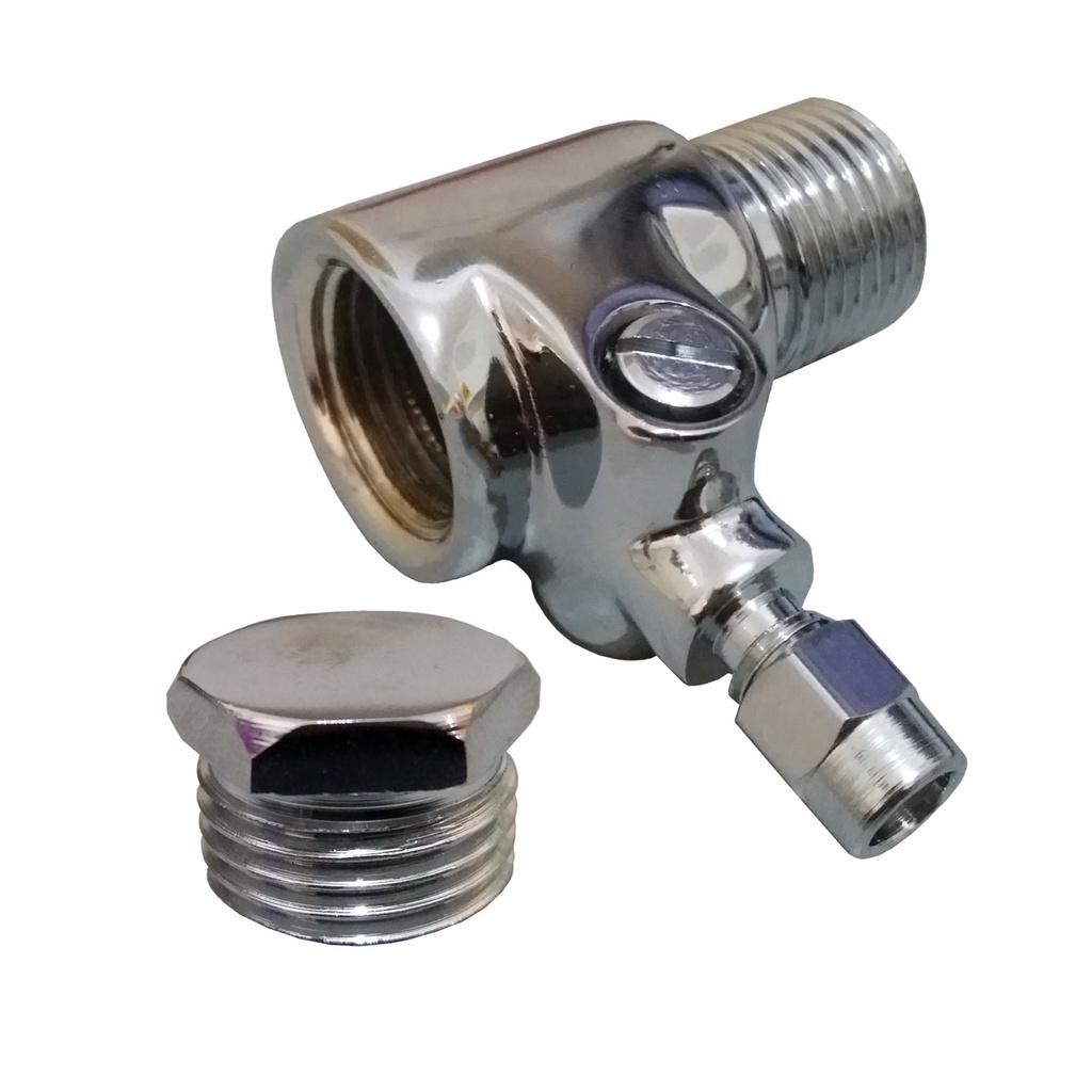 Adaptador P/ Torneira 1/2" Filtro Bebedouro Purificador Água Compatível Consul Electrolux Com Tampão