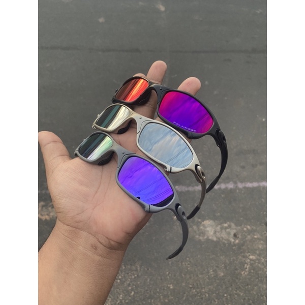 Oculos de Sol Juliet X-Metal Polarizadas 24k Romeo2 Penny Vilão DoubleXx  Roxa Violet + Brinde - Escorrega o Preço