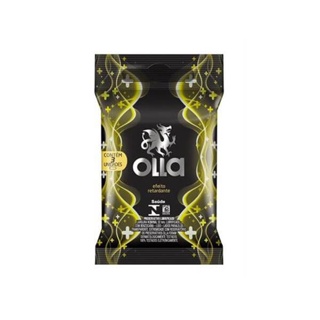 Preservativo Lubrificado que Retarda a Ejaculação Precoce - Olla Efeito Retardante - 3 Unidades em Oferta na Shopee