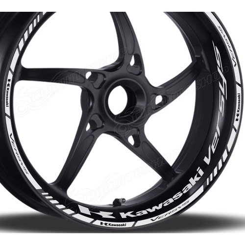Friso + Adesivo Interno M5 Roda Moto Kawasaki Versys 1000