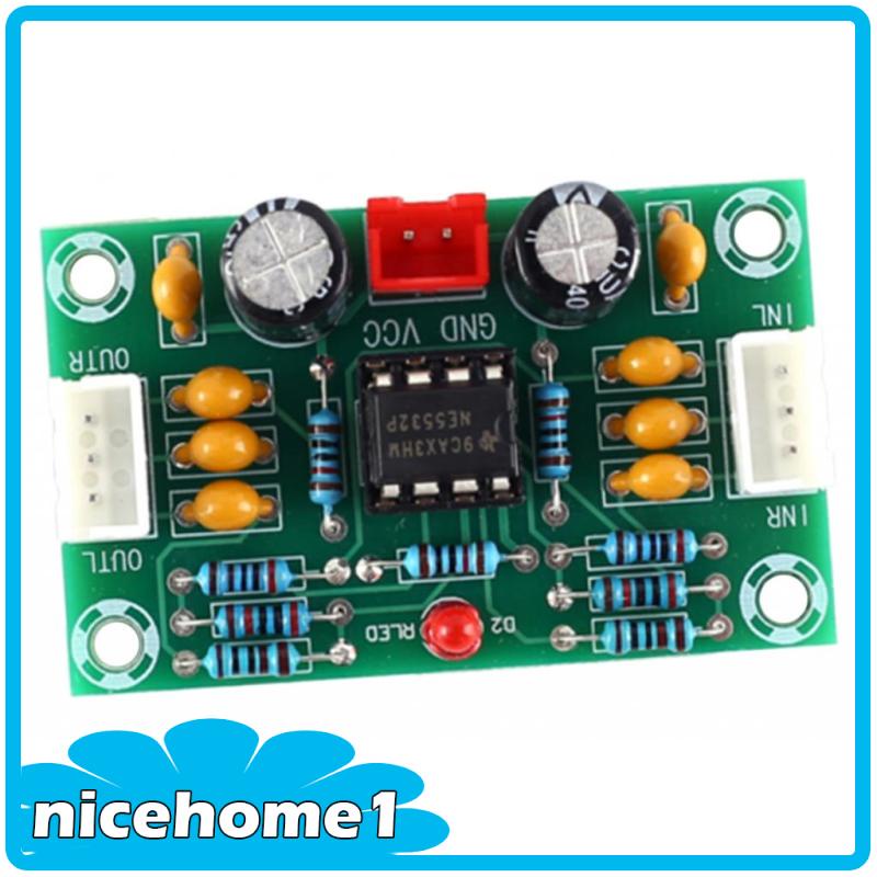 Hi-Tech Módulo Ne5532 Op Amp Pré-Amplificador 2ch Dc 12-30v Áudio Estéreo  Tensão Larga | Shopee Brasil