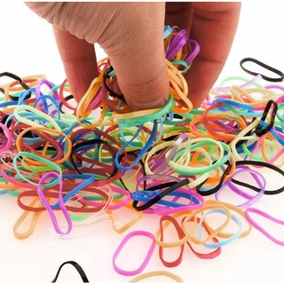 mini elásticos de cabelo kit com 50 elastiquinhos em Oferta na Shopee
