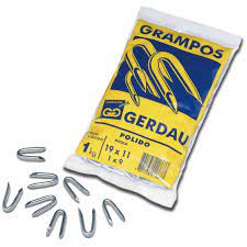 Kit 2 Kg Grampo Para cerca Arame Farpado Liso 19x11 Gerdau Original em Oferta na Shopee