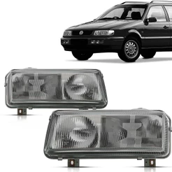 Par Farol Passat 93 94 95 96 Foco Duplo Cromado