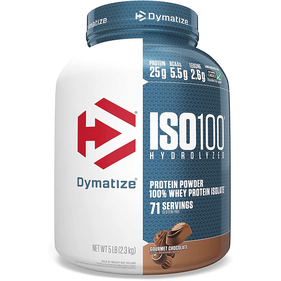 Whey Iso 100 5lbs Whey Isolado E Hidrolisado - Dymatize Chocolate