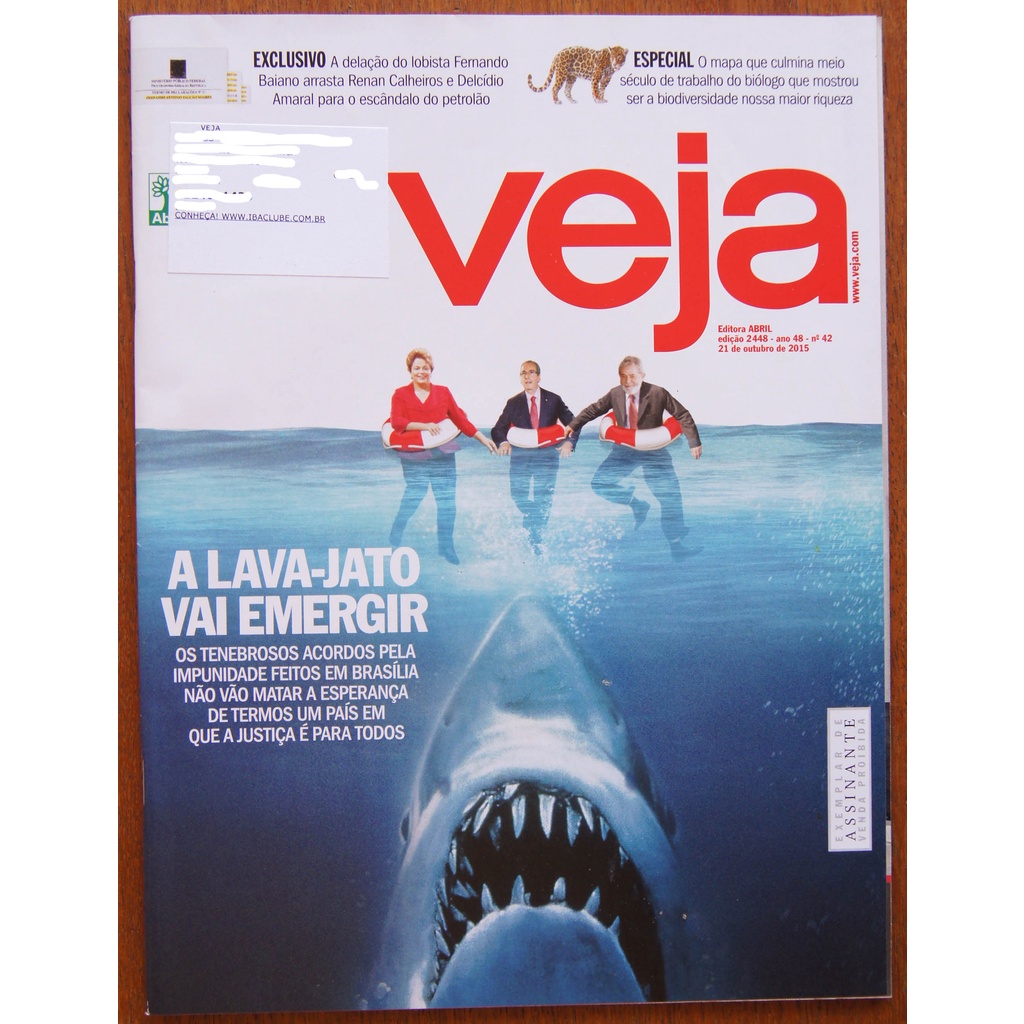 Revista Veja Nº 2448 21 Outubro 2015 Sicario Meg Cabot Lava-Jato
