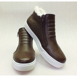 Botinha De Pelo e Lã Unissex De Inverno Quentinha Frio em Oferta na Shopee