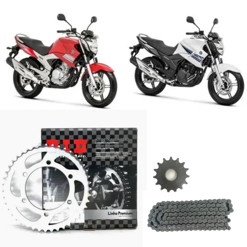 KIT RELAÇÃO DID LINHA PREMIUM YS250 FAZER 250 C RETENTORES ATE 2017