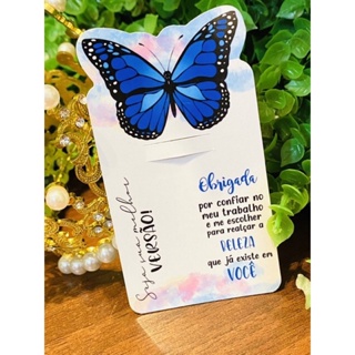 Tag para escovinha de sobrancelha/cílios-5x9,5 em Oferta na Shopee