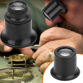 1Pc 20X/15X/10X/5X/3X Lupa De Relógio Multiuso Premium Joalheiro Vidro Duplo Portátil Monocular Ferramentas De Reparo De Jóias Com