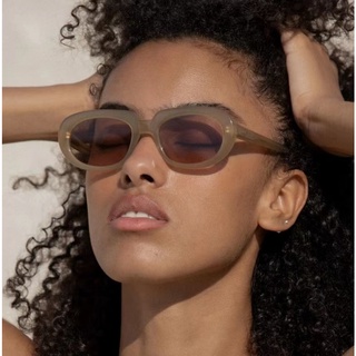 Pequeno Quadro Do Vintage Óculos De Sol Das Mulheres Designer De Marca Moda Masculina Shades Espelho Oval Preto Retro