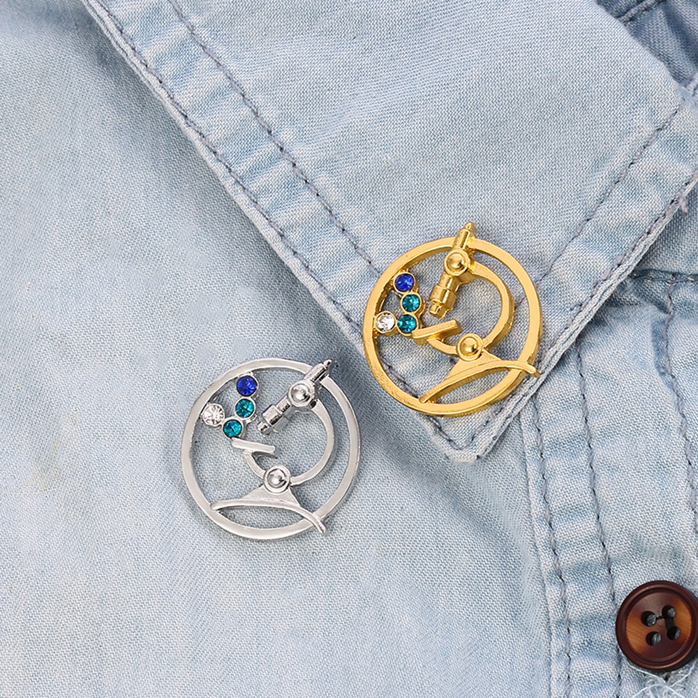 Broche / Pino / Alfinete De Cristal / Biologia / Bijuteria / Presente / Médico