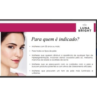 Linha Jafra Skincare Facial Royal Luna Bright | Shopee Brasil