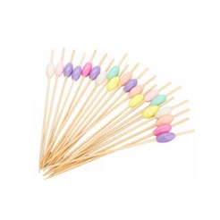 Palito em Bambu Para petiscos - 20 Unidades - Silver Festas - Rizzo