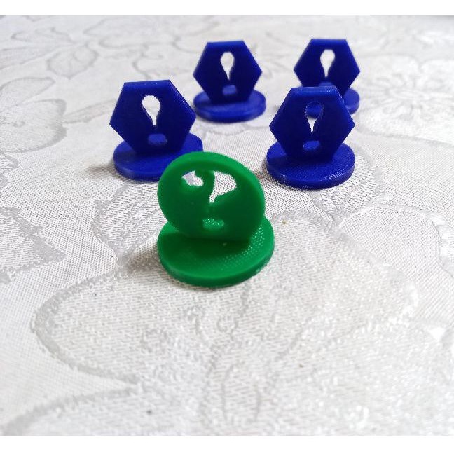Eldritch Horror -  Marcadores de Rumor e Mistério (PRODUZIDO EM 3D).