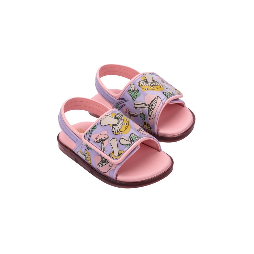 Sandália Infantil Mini Melissa Baby Brave Estampado Masculino Feminino