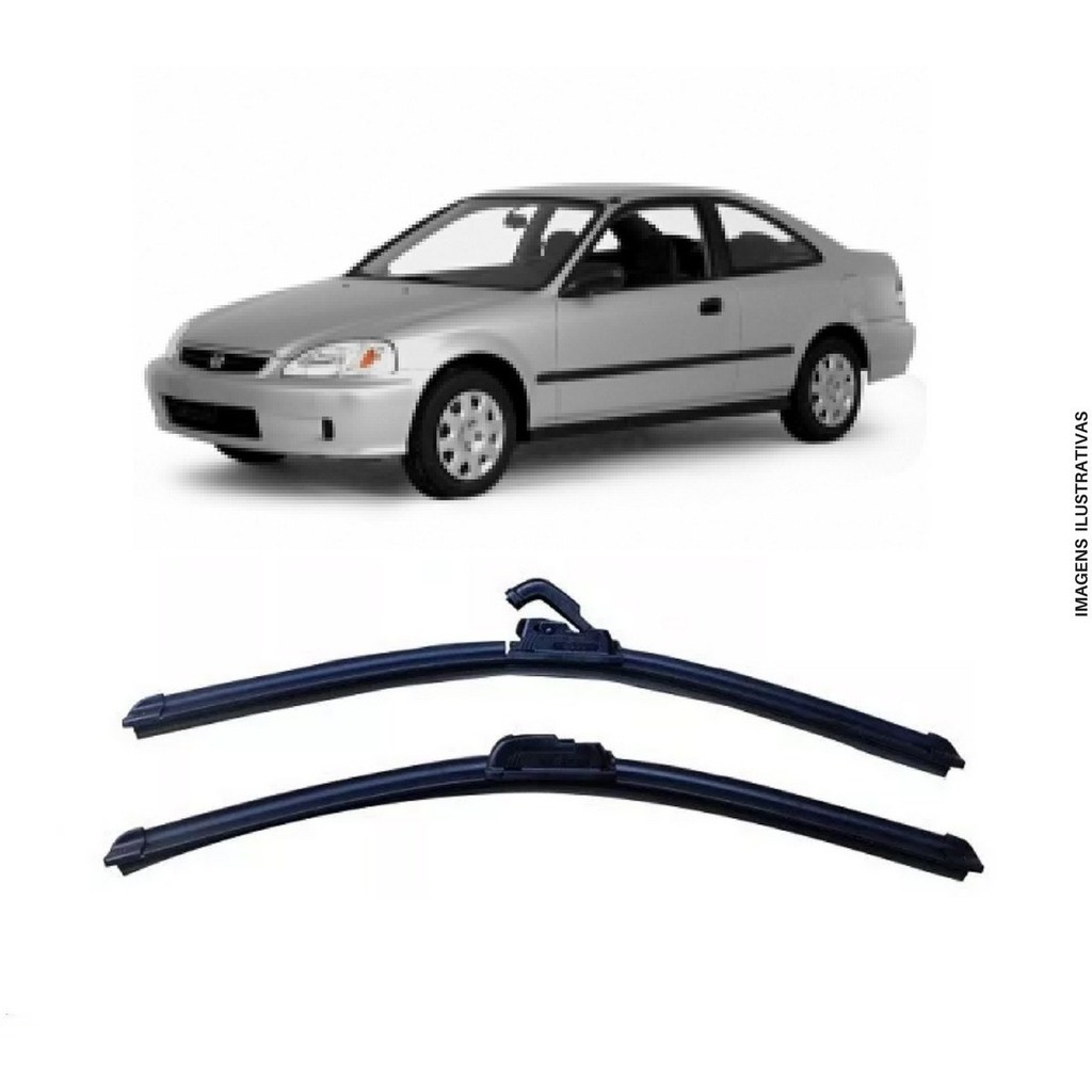 Palheta Limpador Parabrisa Honda Civic 97 98 99 00 -pa 20 18 - Spare Parts and Accessories for Vehicles