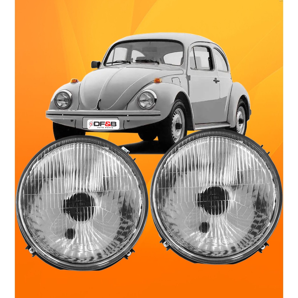 Farol Dianteiro Fusca Passat Kombi Lente Raiado Vidro