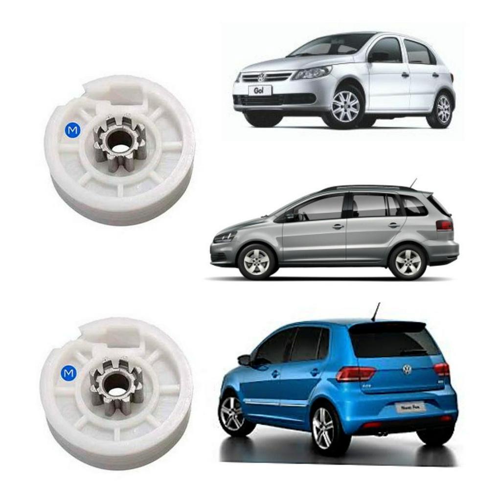 Roldana C/ Metal Maquina Vidro Fox /space /peugeot 207 / C3