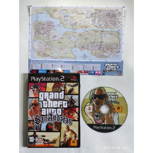 GTA San Andreas PlayStation 2 PS2 Edição de Colecionador - DVD Autorado de  ALTA QUALIDADE *PROMOÇÃO* - Escorrega o Preço