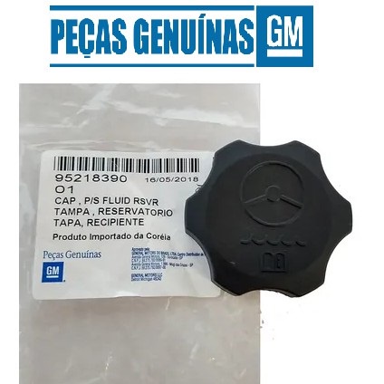 Capa Tampa do Reservatório GM da Direcao Hicraulica Peça Genuína Onix de 2013 a 2020
