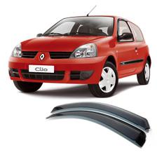 Calha De Chuva/defletor  2 Portas Renault Clio 2001 Ate 2016 91002a em Oferta na Shopee