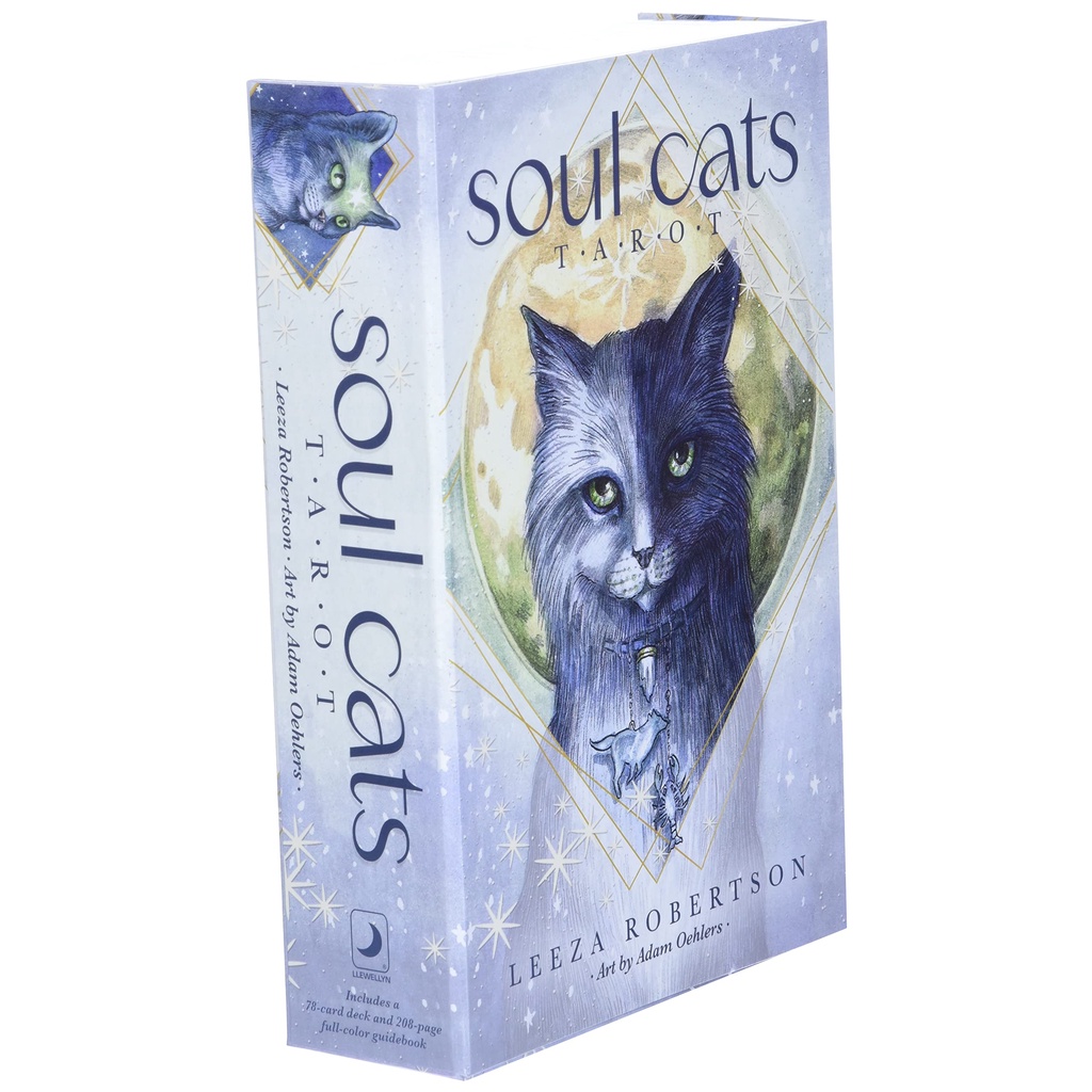 Soul Cats Tarot Kit Card Deck & Guidebook Set Cat Oracle Cards and Book magic magick witch craft witchcraft wicca pagan wiccan