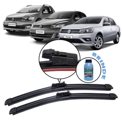 Par Palheta Limpador Para-brisa Cinoy Específica Volkswagen Gol Saveiro Voyage G6 G7 G8