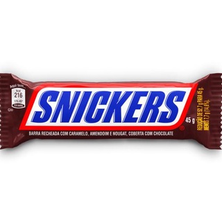 Chocolate Snickers Caixa Com 20 Unidades De 45g | Shopee Brasil