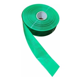 10xmts Tubo Termo Retrátil Pvc 66mm Chato Diam. 42mm Verde