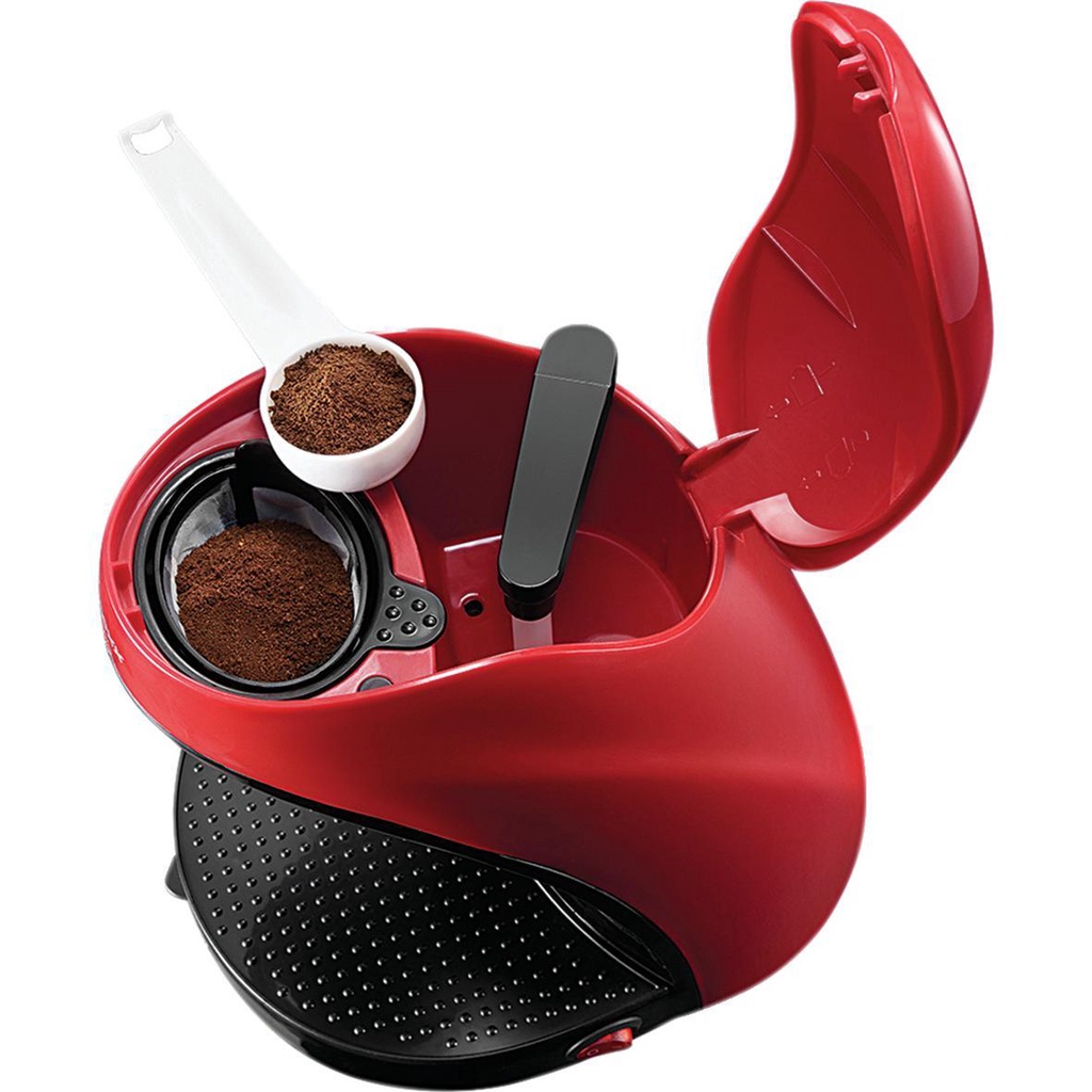 Detalhes do Cafeteira Elétrica 2 Xícaras Lenoxx Coffee Red PCA031 Vermelha 127V