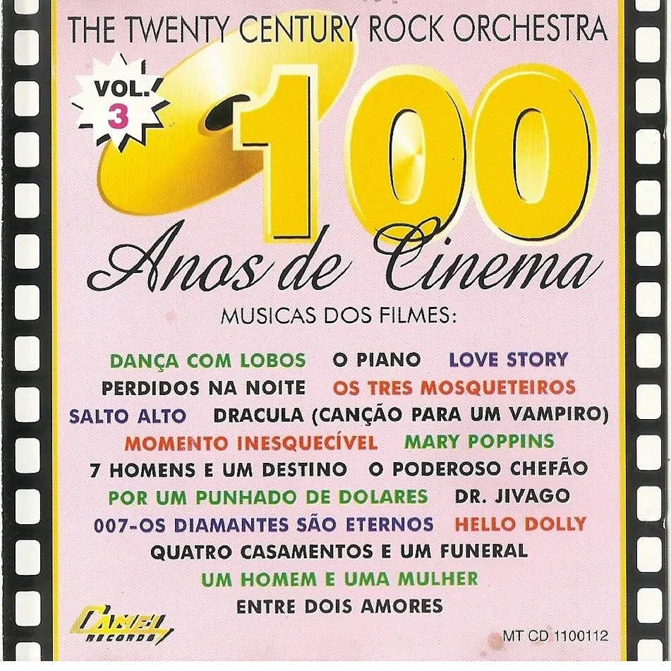 Cd - 100 Anos De Cinema Vol.3 - 20 Century Rock Orchestra Dança Com Lobos