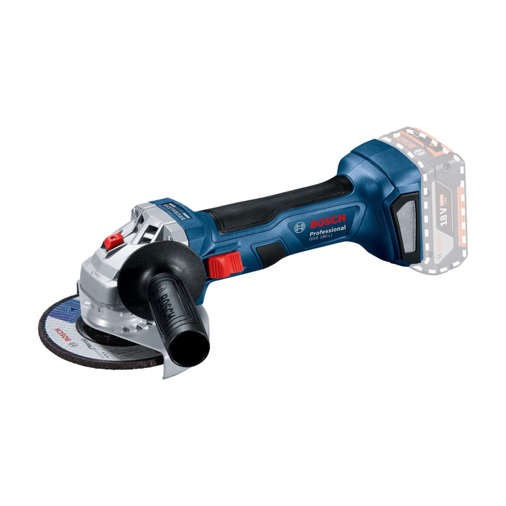 Esmerilhadeira GWS 180-LI Bosch 18V Brushless 5" Angular a Bateria - Home & Living