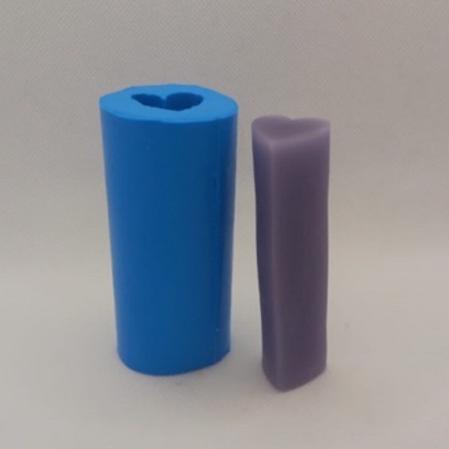 Molde de silicone - Extrusora Coração P Sabonete Vela Resina Gesso Organite