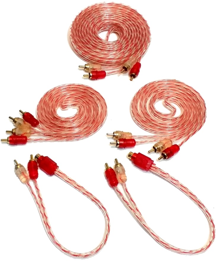 Cabo RCA Cristal Injetado de 5 Metros 2 de 1,5 M e 2 Y 2M1F