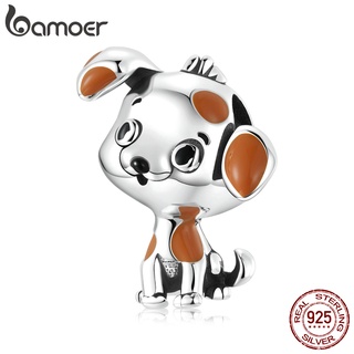 Bamoer Pulseira De Prata 925 Cachorro Bonito/Acessório/Diy SCC2159