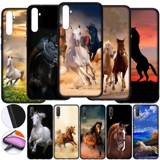 Caixa De Telefone Samsung Galaxy A12 A10S A11 A10 A3S B3-HC124 Capa De Cavalo Selvagem TPU Coque Quente