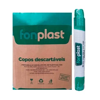 Caixa C/ 5000 Copos Descartáveis 50ml Transparente Fonplast em Oferta na Shopee