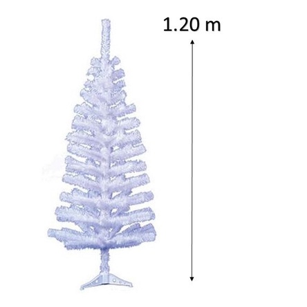 Arvore Natal 120cm 120 Galhos Branca Decoração Pinheiro | Shopee Brasil