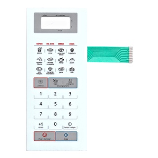 MEMBRANA TECLADO PARA MICROONDAS PANASONIC NNST 571 PERFECT BRANCA