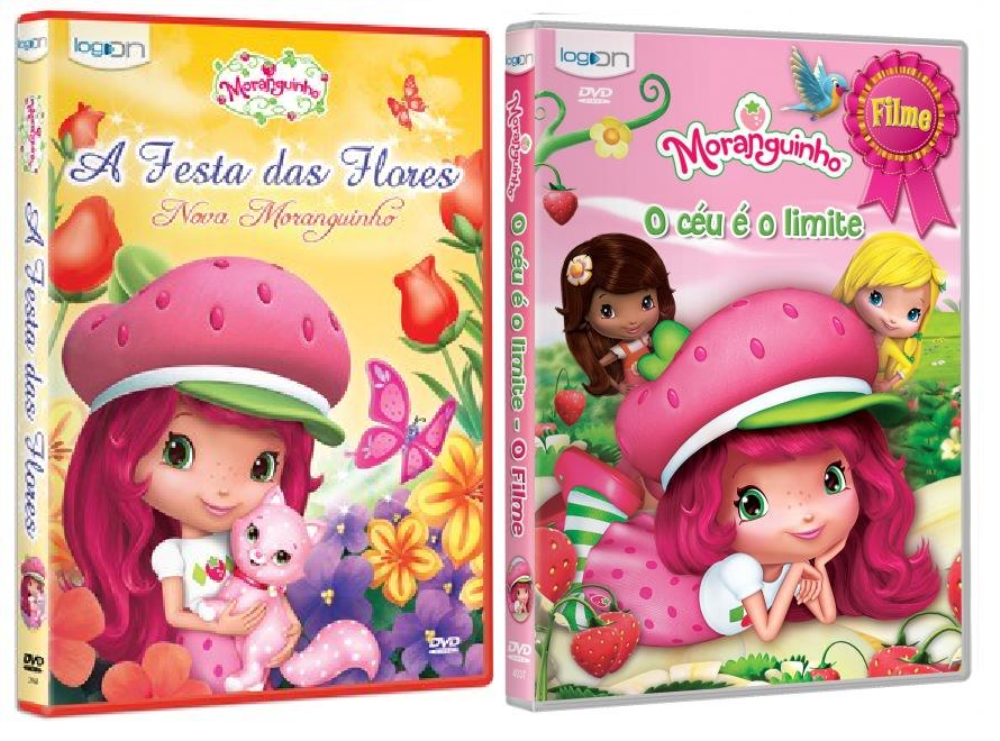 2 DVDs Moranguinho A Festa das Flores +  O Céu É O Limite