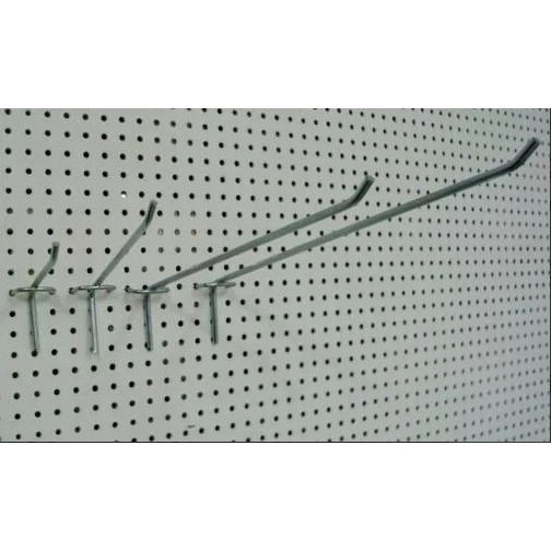 12 Un Gancho Eucatex , Painel Canaletado E Perfurado 10cm,15cm e 20cm em Oferta na Shopee