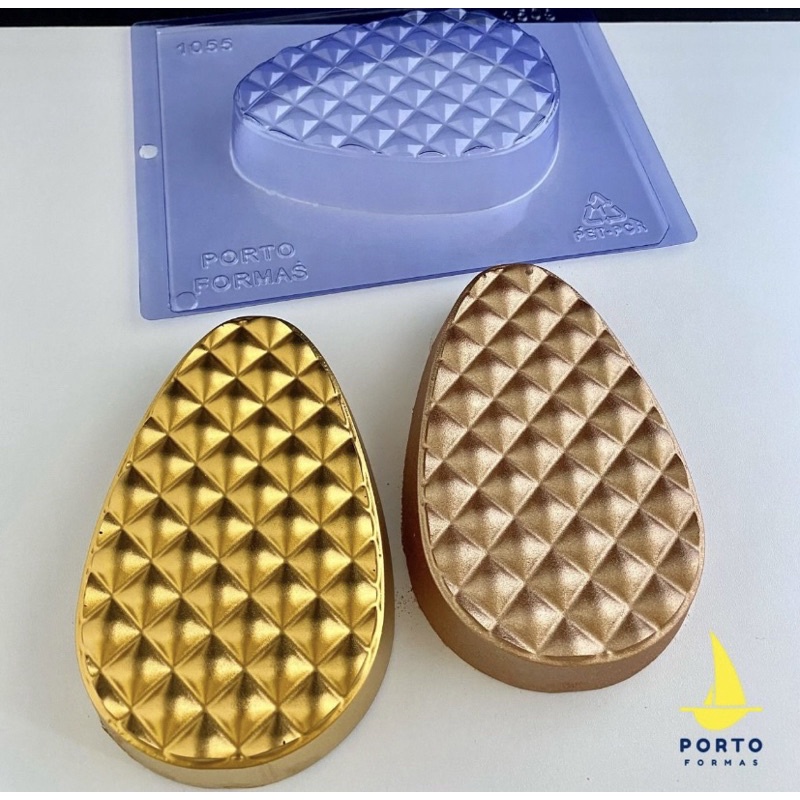 1~5 Forma silicone ovo achatado metalasse 3 partes Porto p1055 - Home & Living